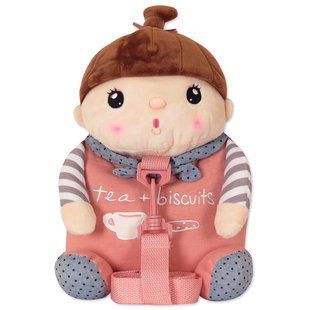 Рюкзак дитячий плюшевий Metoo Kawaii Sweet Girl Пупс 30см, з повідцем 12345678 фото