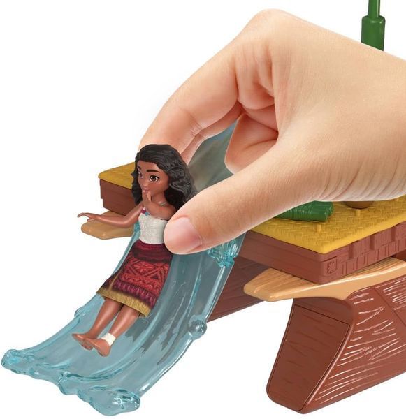 Ігровий набір Mattel Disney Moana 2 Floating Adventure Canoe, 10 аксесуарів JBT54 фото