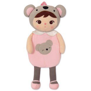 Рюкзак дитячий плюшевий Metoo Keppel Koala 49см Рожевий (MT-R003) MT-R003 фото