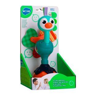 Брязкальце на присосці Павич Hola Toys з тактильними елементами (3150A) 3150С фото