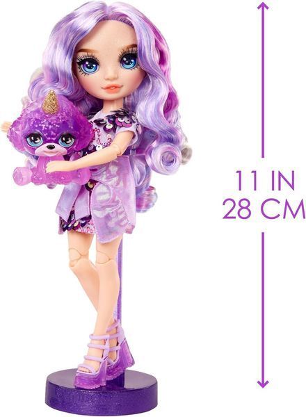 Лялька Rainbow High Violet Willow with Slime Kit & Pet Рейнбоу Хай Виллоу зі слаймом та Вихованцем 503422 фото
