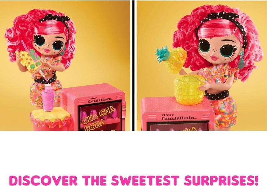 Кукла с аксессуарами LOL Surprise OMG Sweet Nails Pinky Pops Fruit Shop ЛОЛ Сюрприз Фруктовый магазин 503842 фото