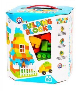 Конструктор блочный ТехноК Building Blocks 90 деталей (6573) 6573 фото