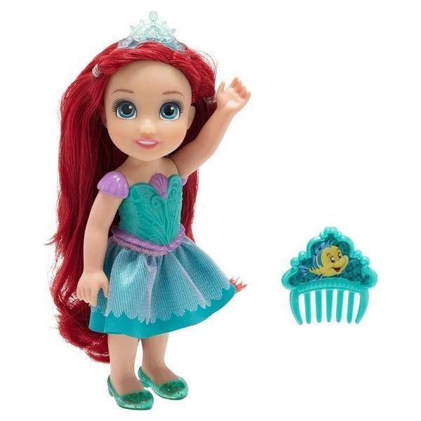 Кукла Jakks Disney Princess Little Mermaid Petite Ariel Дисней Русалочка, 15см M15 фото