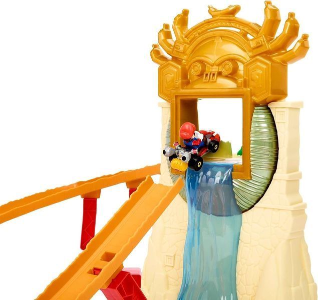 Трек Hot Wheels The Super Mario Bros. игровой набор &laquo;Гоночная трасса Королевства джунглей&raquo; с машинкой Марио ХМК49 фото