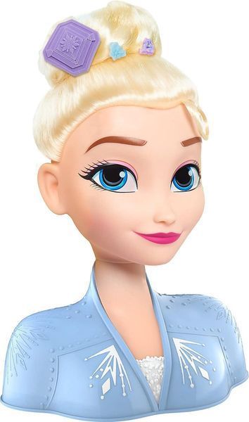 Кукла манекен Disney Princess Elsa Styling Head голова для причёсок Эльза 17 предметов, 20см 32806 фото