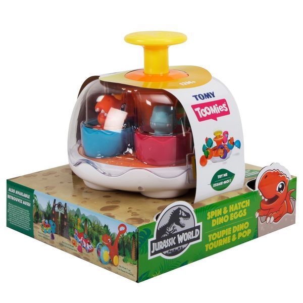 Сортер-дзиґа Tomy Toomies Jurassic World Яйця динозаврів (E73252) 73252 фото