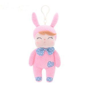 М'яка іграшка-брелок Metoo Angela Rabbit 18см Рожевий (MT-A005B) 11921832 фото
