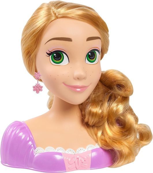 Кукла манекен Disney Princess Rapunzel Styling Head голова для причёсок Рапунцель 18 предметов, 20см 87617 фото