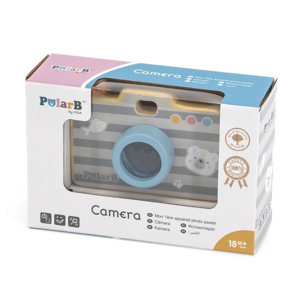 Дерев'яна іграшка Viga Toys PolarB Фотоапарат з калейдоскопом 44034 фото