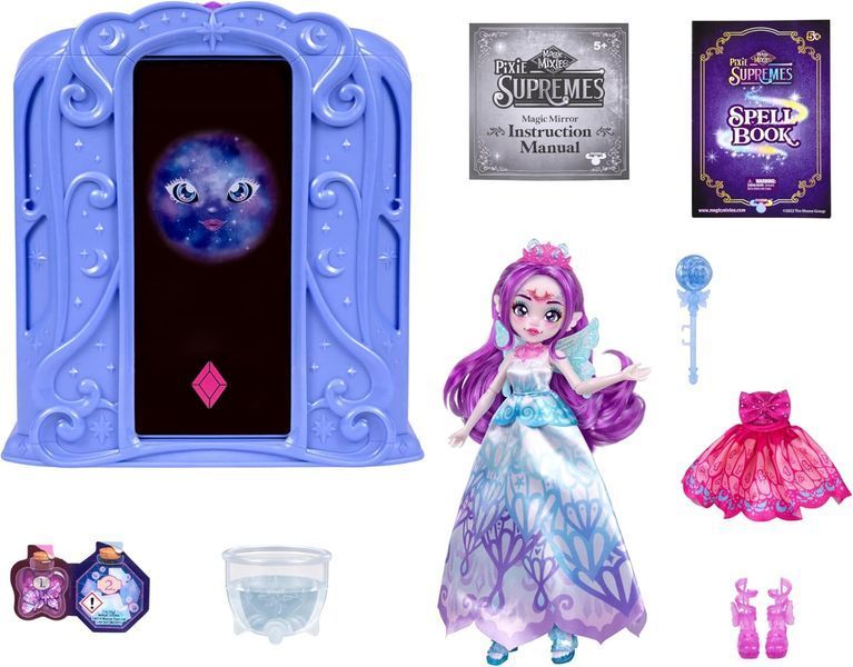 Лялька колекційна Magic Mixies Pixie Supremes Magic Mirror Чарівне дзеркало 14958 фото