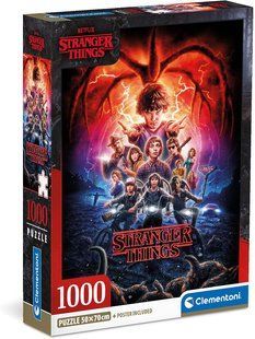 Clementoni STRANGER THINGS S02 &ndash; Пазл &laquo;Дивні дива&raquo;, 1000 елементів 39713 фото
