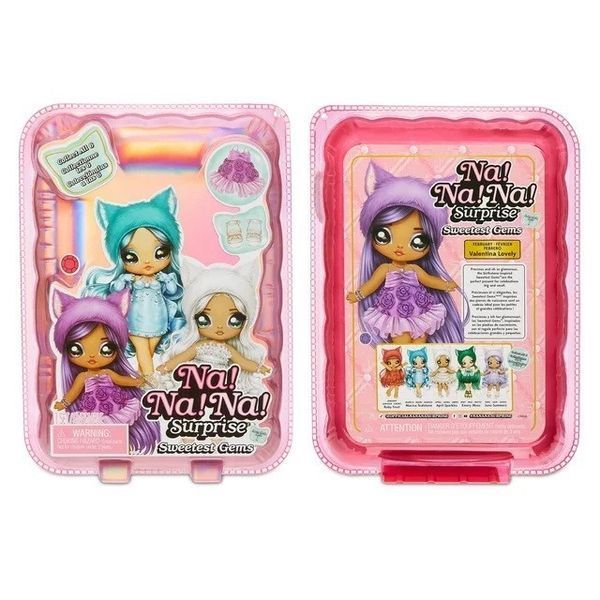 Лялька м'яка Na! Na! Na! Surprise Sweetest Gems Ruby Frost Рубi Фрост,19см 582489EUC фото