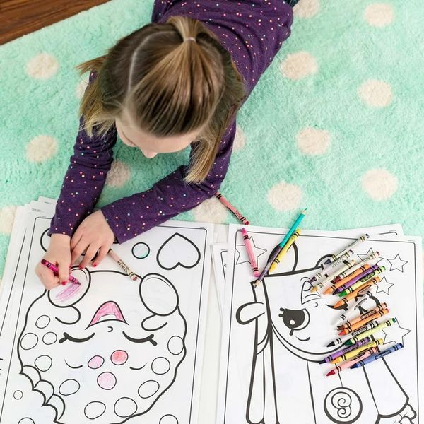 Набор восковых карандашей Crayola Crayons Ultra-Clean Washable Смываемые Крайоны 64 шт  5232870001 фото