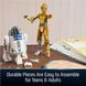 Пазл-конструктор Spin Master 4D Build Star Wars &ndash; C-3PO и R2-D2 с подставкой, коллекционная модель &laquo;Звёздные войны&raquo; 6073357 фото 6