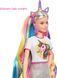 Кукла Barbie Fantasy Hair  Барби Фантазийные образы Русалки и Единорога GHN04 фото 2