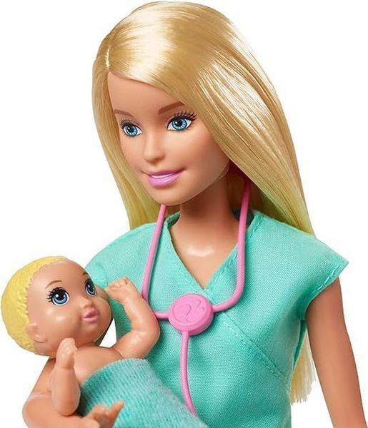 Кукла Barbie Careers Baby Doctor Blonde Барби Доктор GKH23 фото