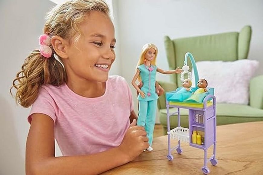 Кукла Barbie Careers Baby Doctor Blonde Барби Доктор GKH23 фото
