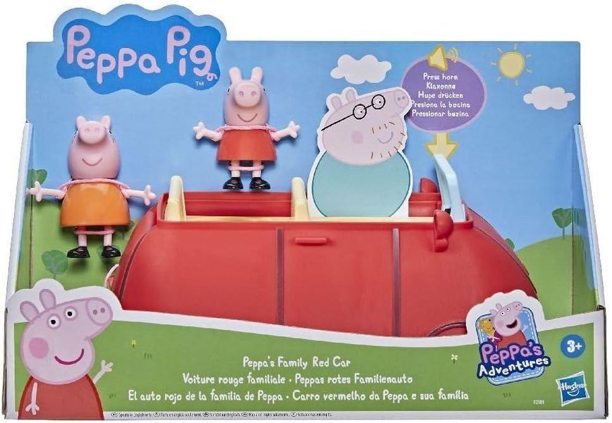 Ігровий набір Hasbro Peppa Pig Peppa&rsquo;s Adventures Peppa&rsquo;s Family Red Car Машина Свинки Пеппи F2184 фото