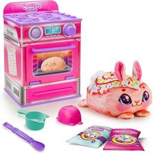 Інтерактивна іграшка Moose Toys Чарівна духовка Cookeez Makery Cinnamon Treatz Oven Plush Сюрприз 23502 фото