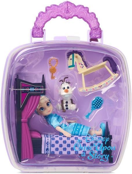Мини игровой набор Disney Once Upon a Story, Frozen Elsa Холодное сердце, кукла Эльза 416127889907 фото