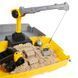 Набор песка для детского творчества Kinetic Sand Construction Site Folding Sandbox стройка в чемодане  6055877 фото 7