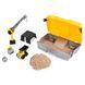 Набор песка для детского творчества Kinetic Sand Construction Site Folding Sandbox стройка в чемодане  6055877 фото 2