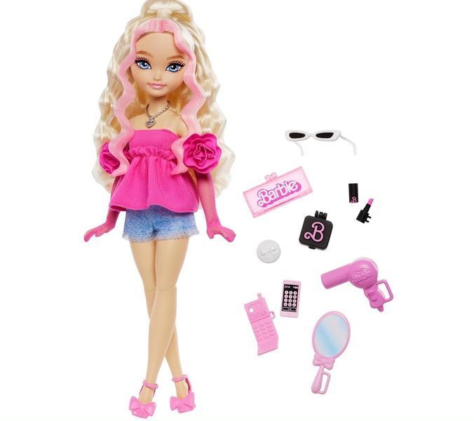 Лялька Barbie Dream Besties Malibu Барбі Малібу з аксесуарами, 28см HYC21 фото