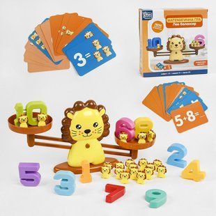 Настольная игра балансир Fun Game Лев 3 уровня с карточками и цифрами 32846 фото