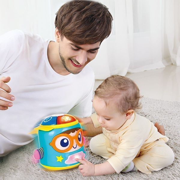 Музична іграшка-нічник Hola Toys "Щасливий малюк" зі світловими та звуковими ефектами (3122) 3122 фото