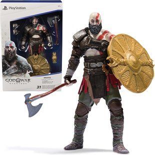 Колекційна фігурка Spin Master PlayStation God of War Ragnarok Kratos, GoW Кратос з аксесуарами, 15см 6068730 фото