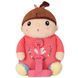 Рюкзак дитячий плюшевий Metoo Kawaii Sweet Girl Pink Пупс 30см, с поводком 1234567 фото 1
