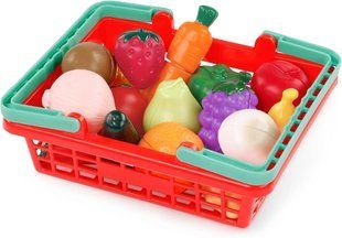 Ігровий набір продуктів Battat Lite Овочі та фрукти на липучках, 37 од. BT4743Z фото