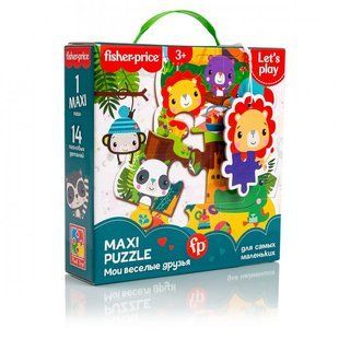Пазлы для малышей Vladi Toys Fisher Price Maxi Puzzle Мои забавные друзья (VT1711-06) VT1711-06 фото